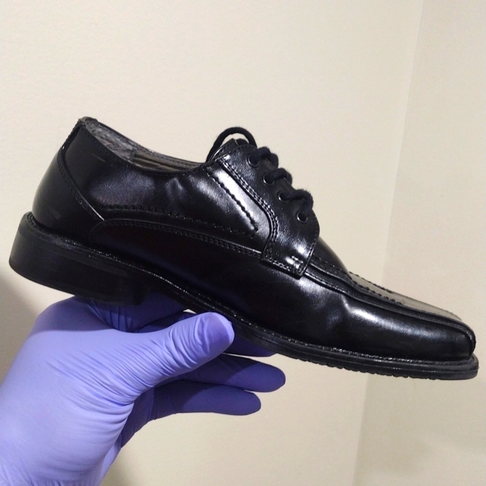 Stacy Adams Boys Lace-up casual Black Shoes - Good Condition - Size 1M